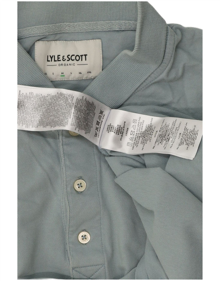 Lyle & Scott Polo Hombre Algodón Azul Medio