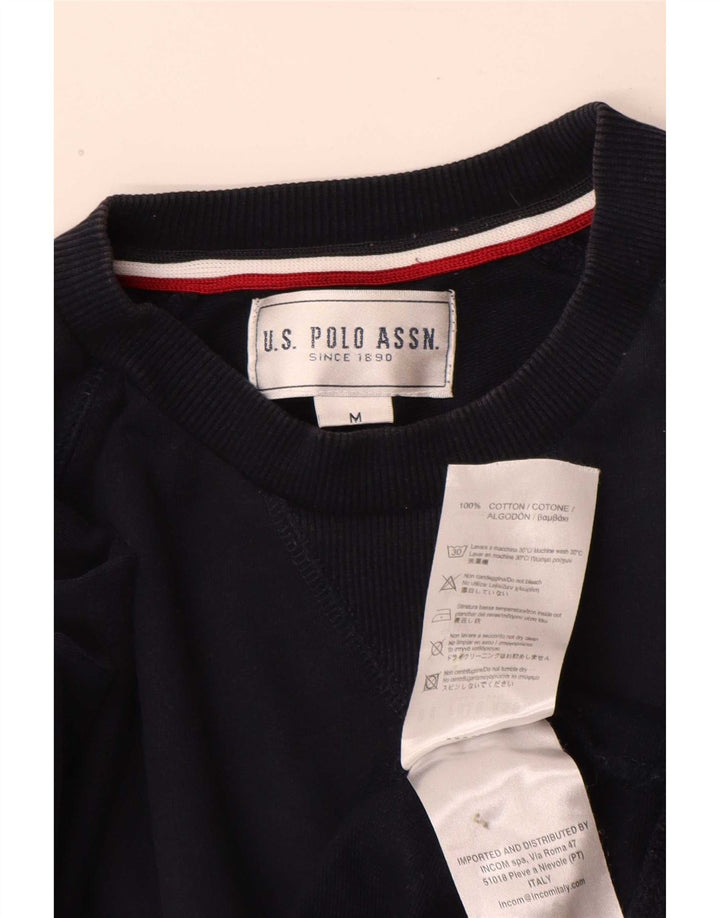 Asociación de Polo de EE. UU. Sudadera Regular Fit Jumper Medium Azul Marino Algodón Hombre