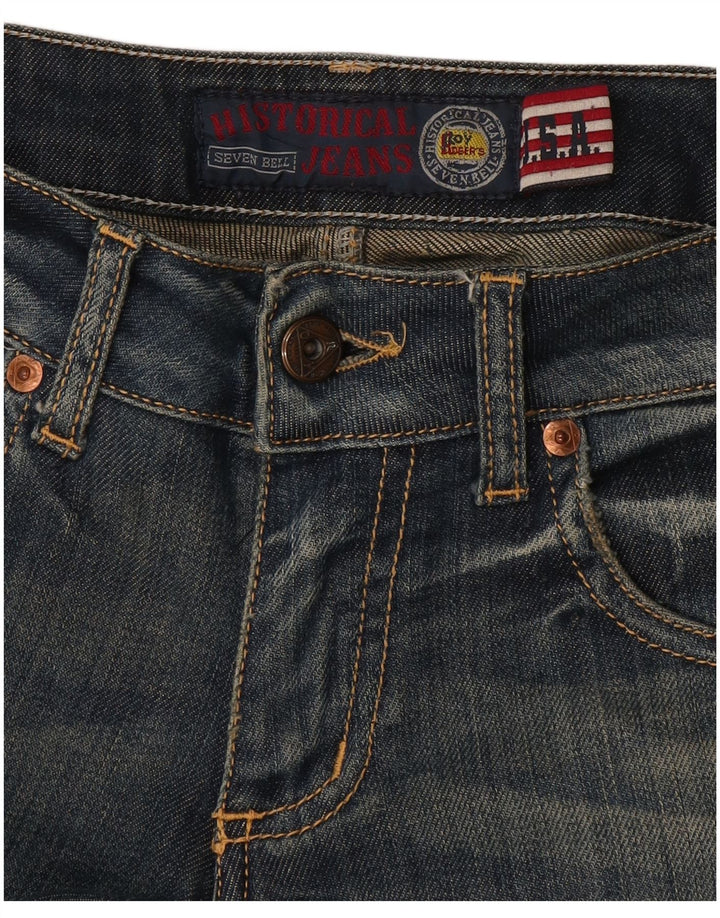 Vaqueros rectos para mujer Roy Rogers W30 L33 Azul marino