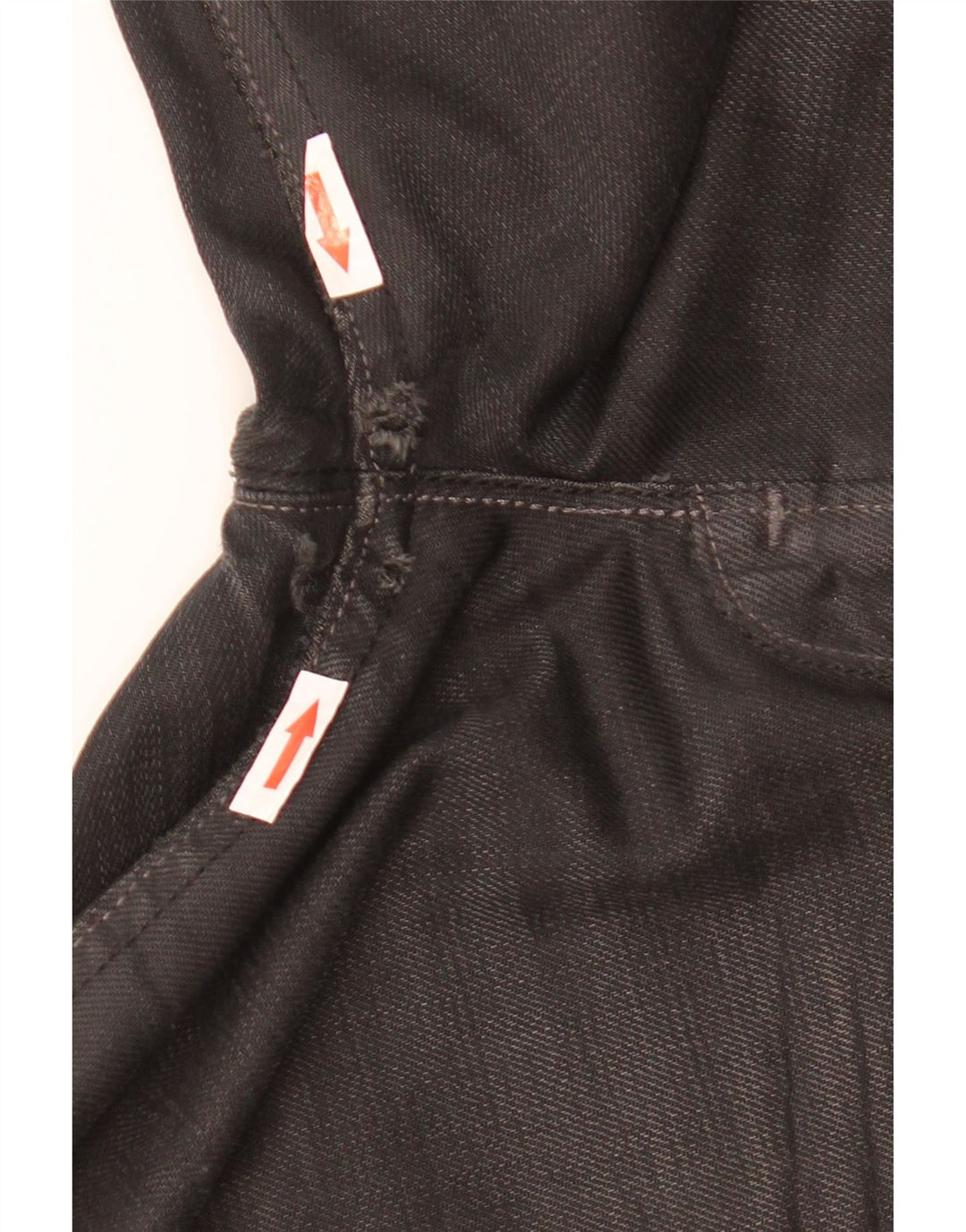 Vaqueros rectos Levi's para hombre W29 L32 Algodón negro
