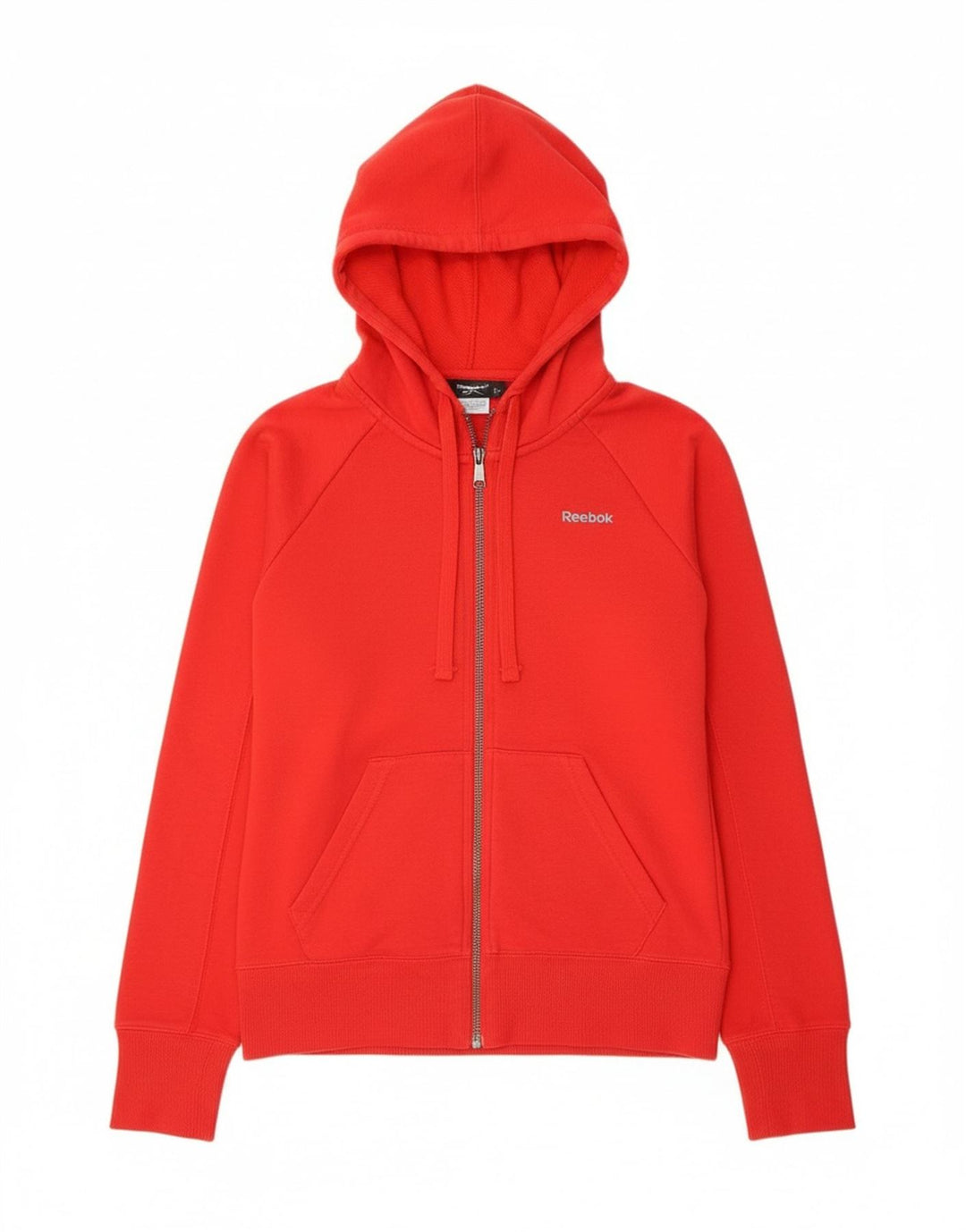 Reebok Sudadera con capucha y cremallera para mujer UK 10 Small Red