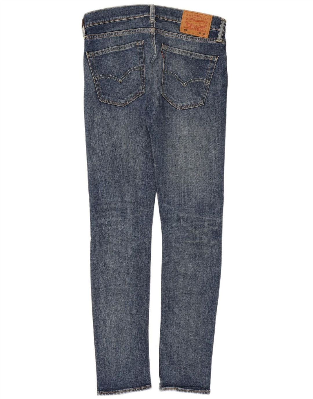 LEVI'S Womens 519 Slim Jeans W32 L32 Blue Cotton