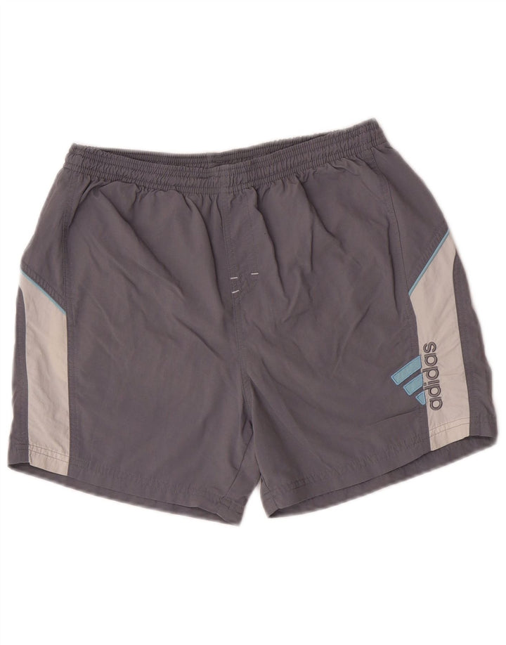 Adidas Bañador corto para niño 15-16 años Gris Poliéster color block