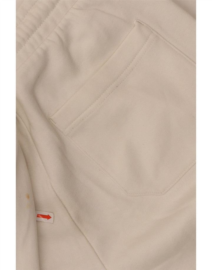 KAPPA Pantalones de Chándal para Hombre Joggers Small Blanco Algodón