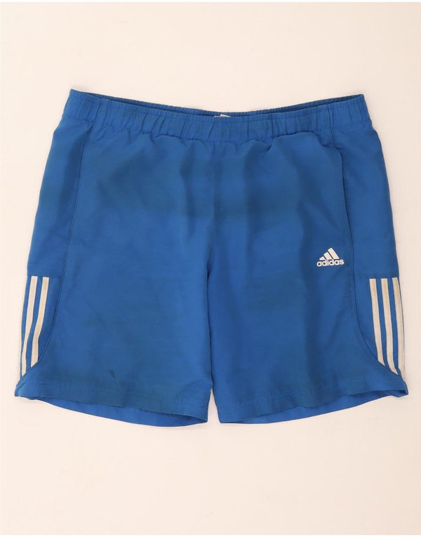 Adidas Mens Climalite Sport Shorts Grande Azul Poliéster