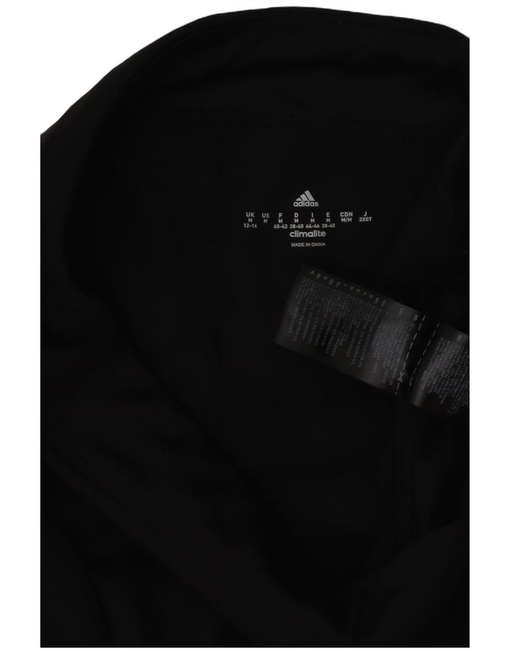 Adidas Leggings Climalite para mujer Reino Unido 12/14 Mediano Negro Poliéster