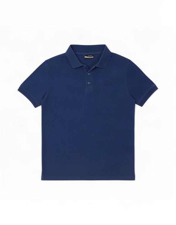 Kappa Mens Polo Shirt Medium Blue Cotton
