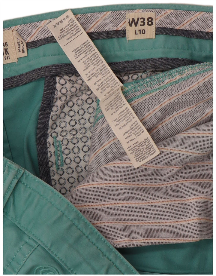 FAT FACE Pantalones cortos chinos para hombre W38 XL Algodón turquesa