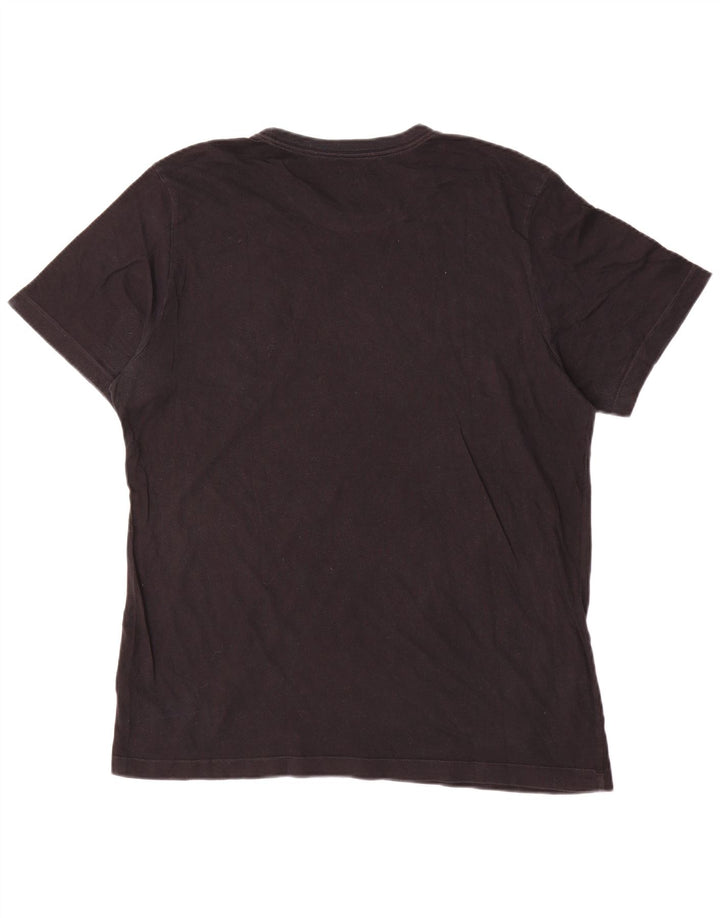 Nike - Camiseta gráfica para hombre, talla grande, algodón negro