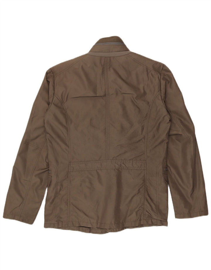 Geox Mens Respira Utility Jacket UK 40 Large Caqui Poliéster