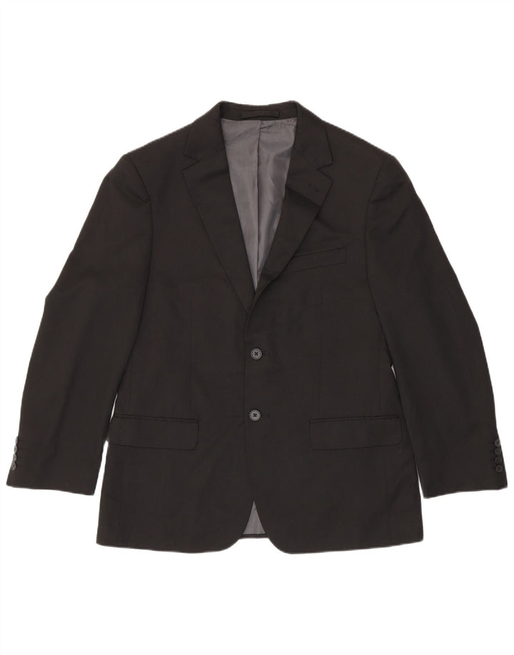 Marks & Spencer Chaqueta tipo blazer corta de 2 botones para hombre UK 40 Medium Black