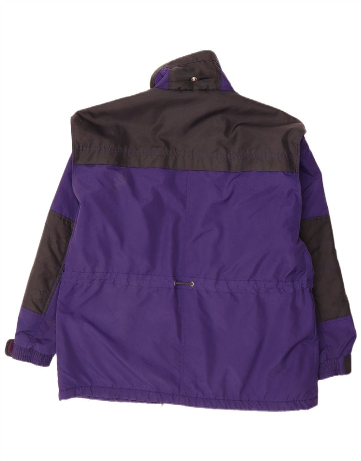 Rodeo Chaqueta cortavientos para niño 11-12 años Nailon color block morado