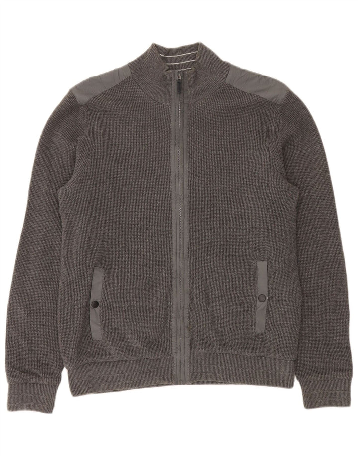 Marks & Spencer Suéter tipo cárdigan de corte regular en azul Harbor para hombre Gris medio