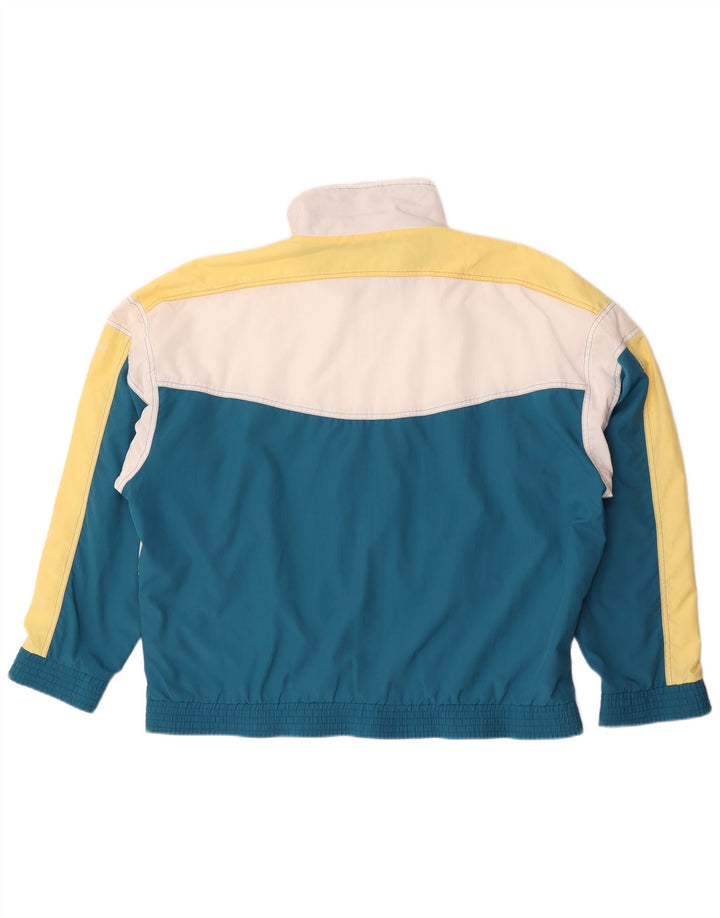 Triumph Mens Graphic Chándal Top Chaqueta UK 42 Grande Azul Colorblock