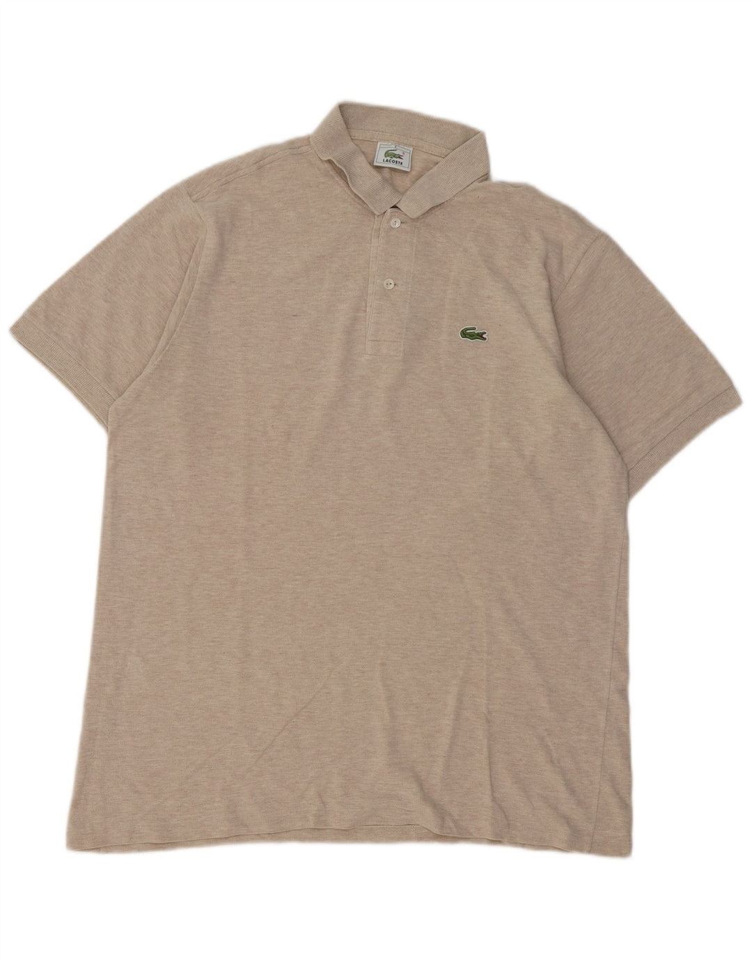 Polo Lacoste Hombre Talla 6 XL Algodón Beige