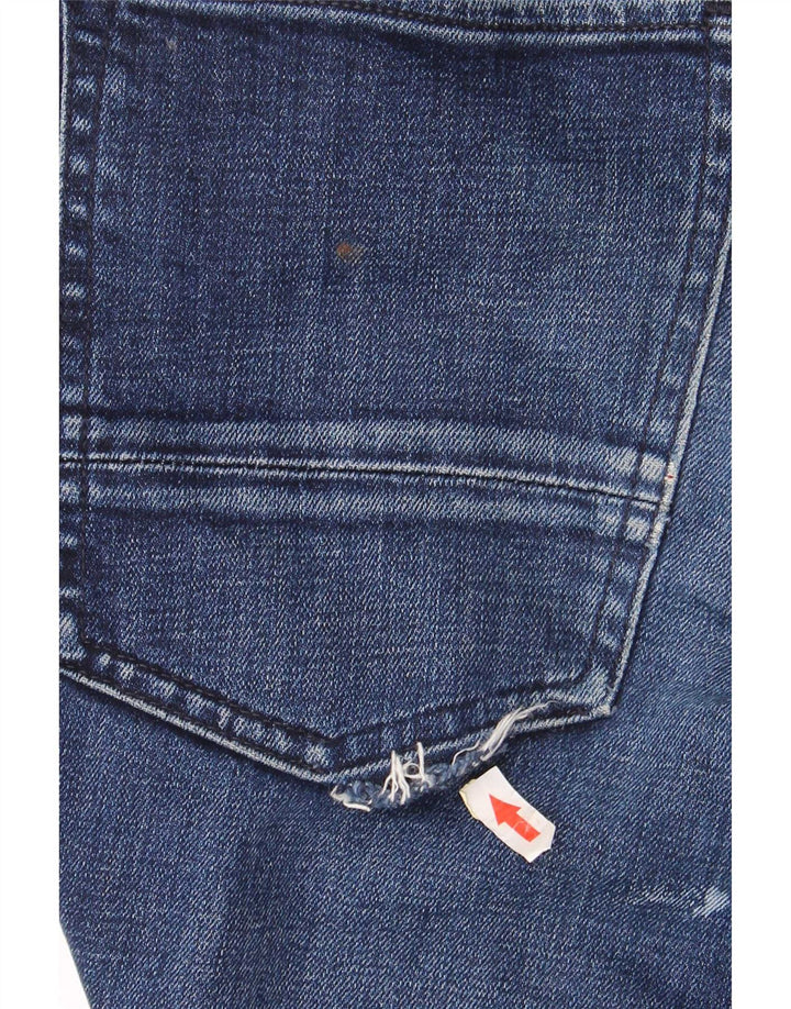 Vaqueros Tommy Hilfiger Bleecker Slim para mujer W13 L28 Algodón azul