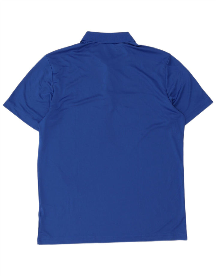 Polo Adidas Hombre Poliéster Azul Medio