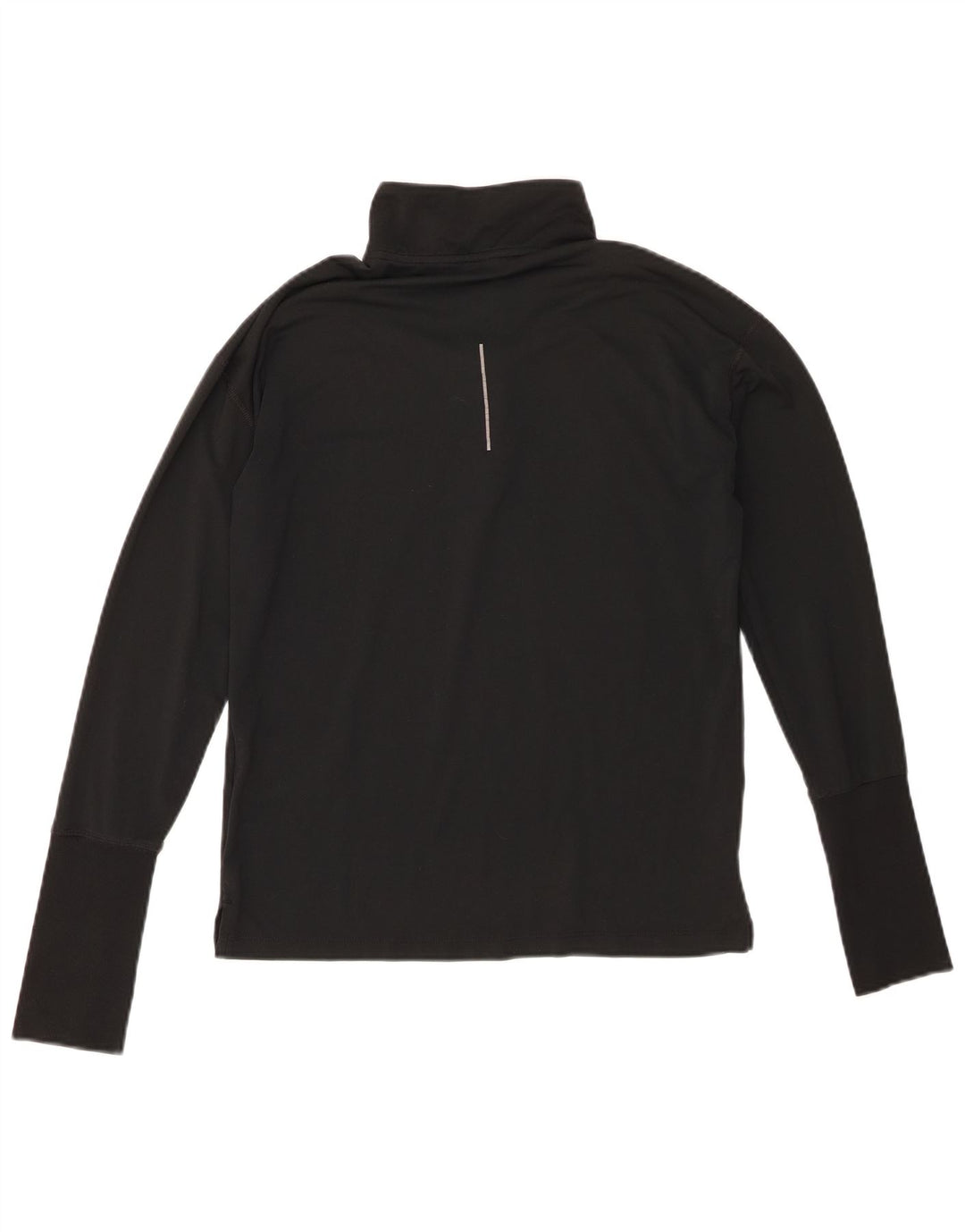Nike Dri Fit - Chándal con cremallera y cuello para mujer, talla 6, XS, poliéster negro