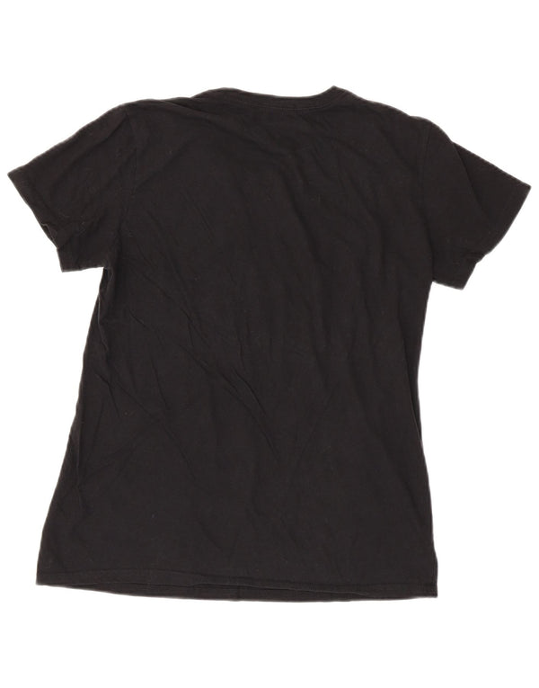 Adidas Mujer Colorado Denver Lynx Graphic Camiseta Top UK 12 Mediano Negro