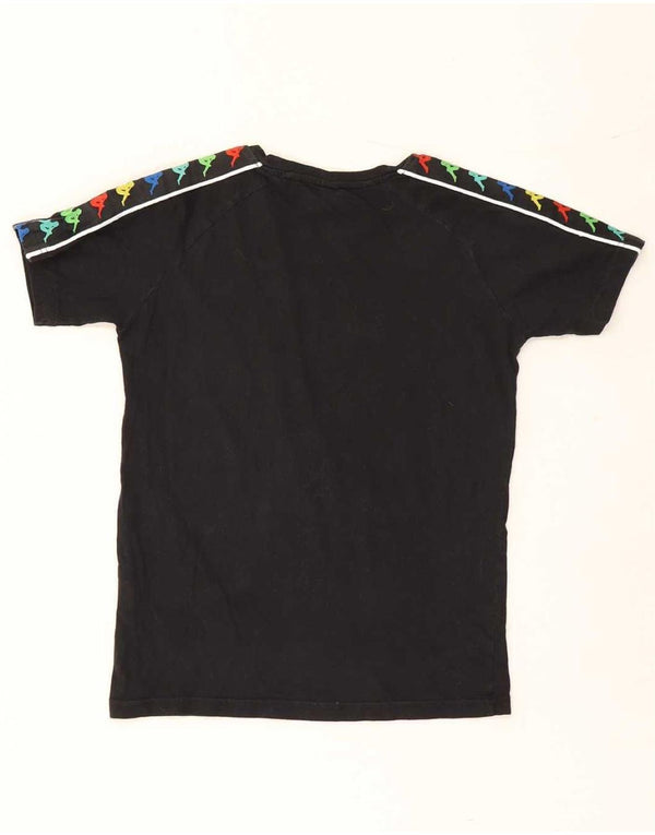 Kappa Camiseta gráfica para niños 11-12 años Negro Algodón