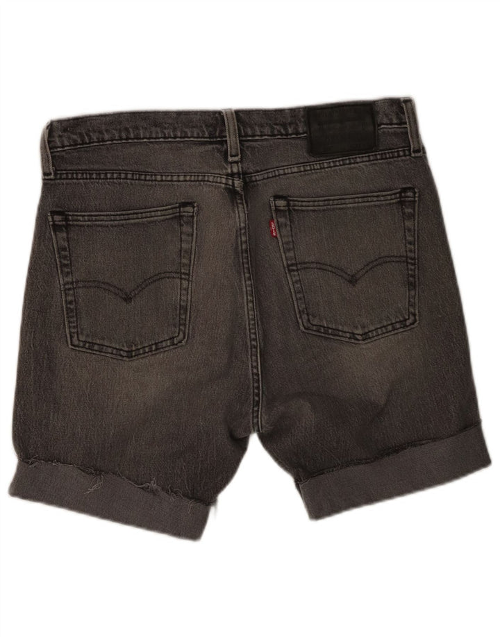 Levi's Mens 510 Denim Shorts W33 Grande Gris Algodón