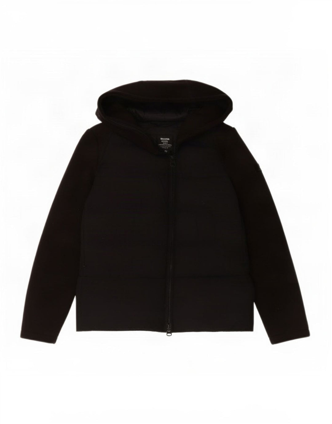 PEUTEREY Chaqueta acolchada con capucha para mujer IT 40 Small Poliamida negra