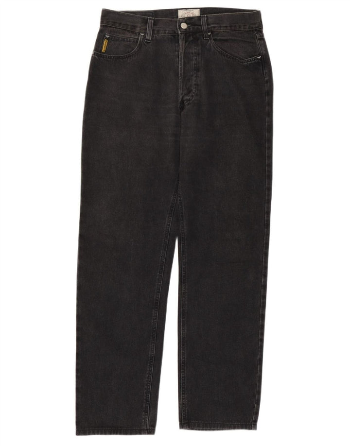 Vaqueros Armani Hombre Rectos W32 L31 Algodón Gris