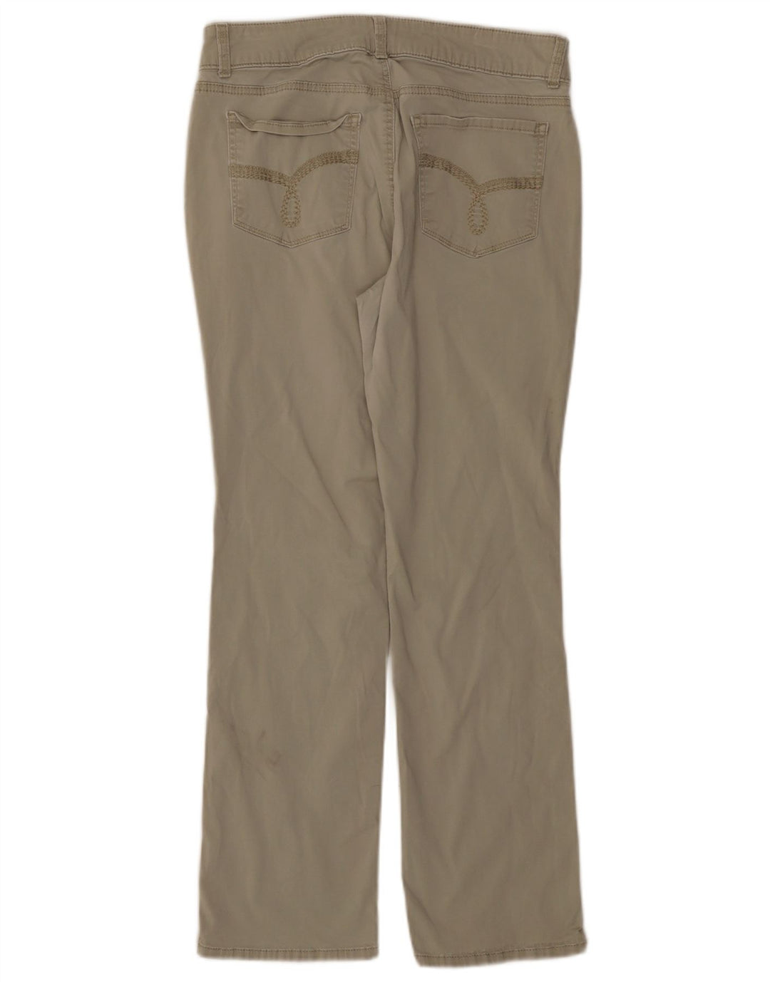 LEE Mujer Riders Mid Rise Pantalones Casuales Rectos W30 L28 Beige