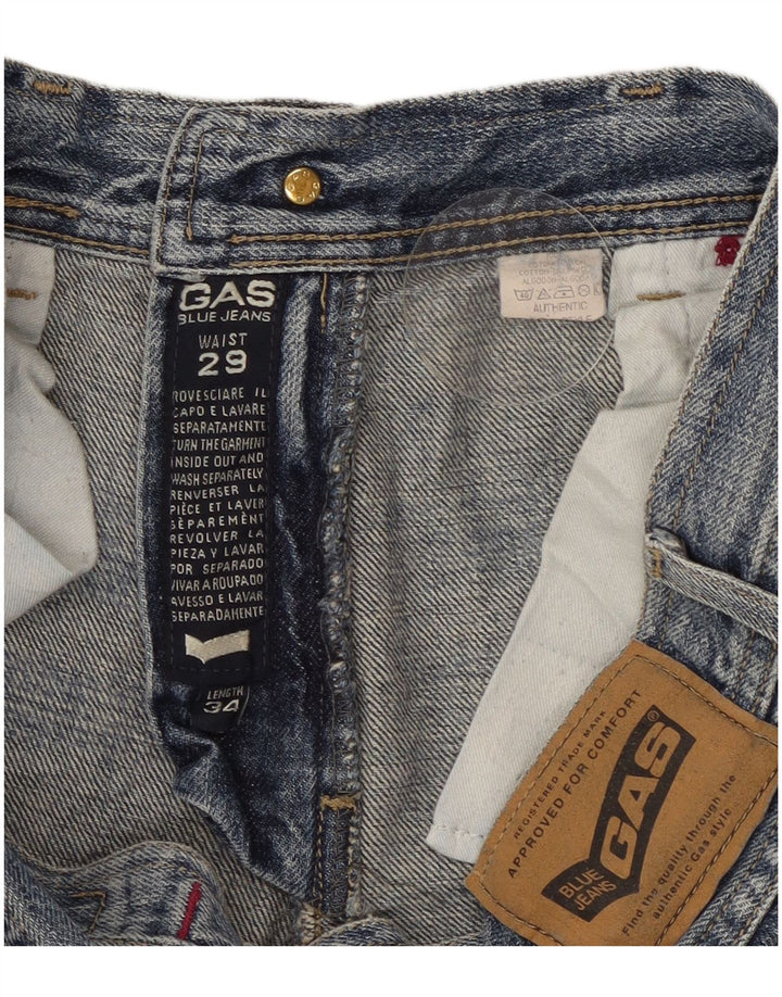 Vaqueros Bootcut Gas Mujer W29 L34 Algodón Azul