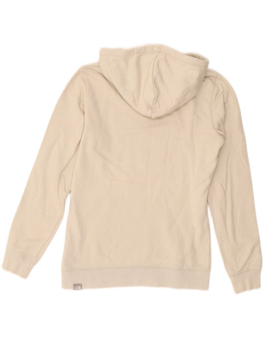 THE NORTH FACE Jersey con capucha gráfica para mujer UK 10 Small Off White Cotton