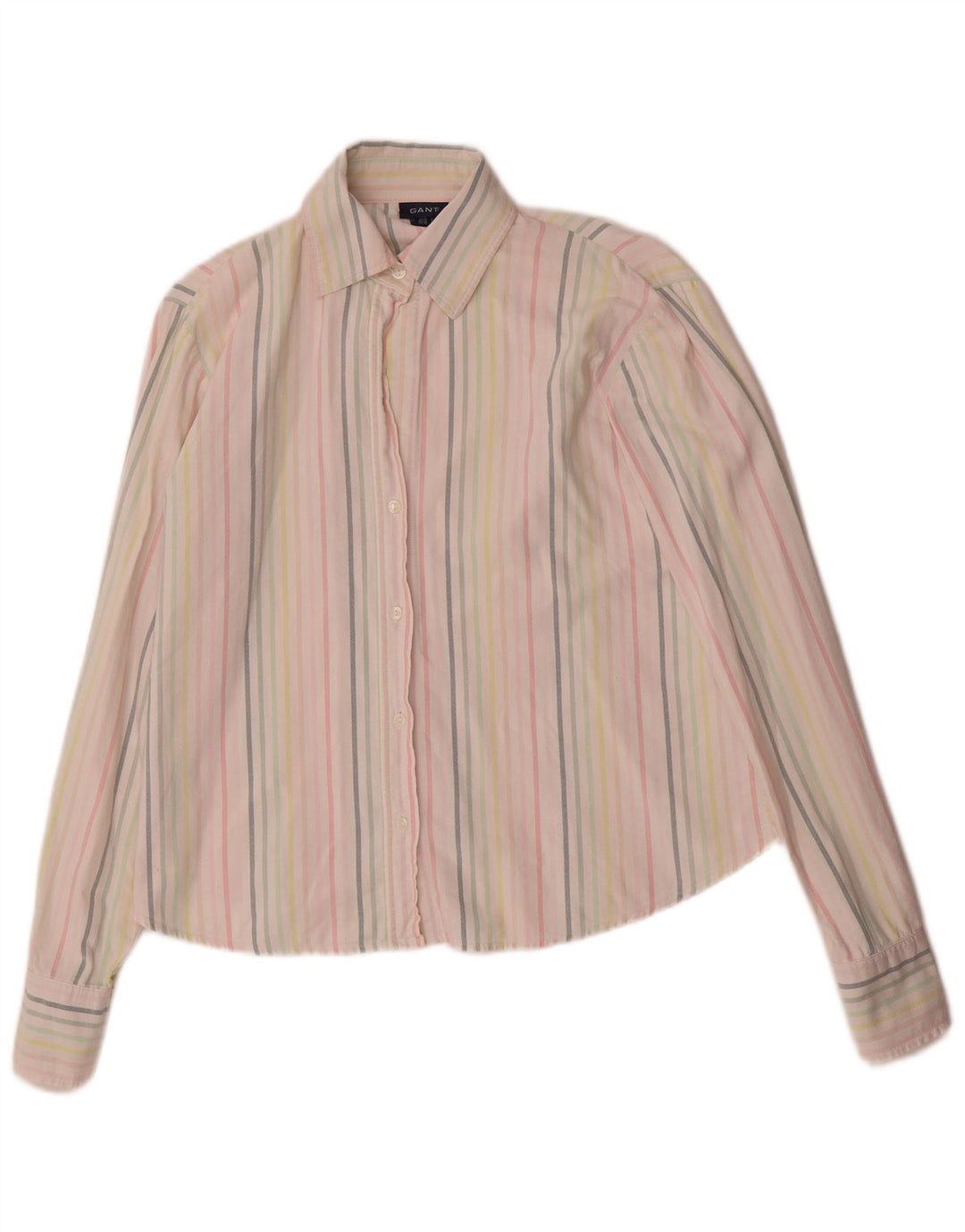Gant Camisa extragrande para mujer UK 10 Small Algodón a rayas multicolor