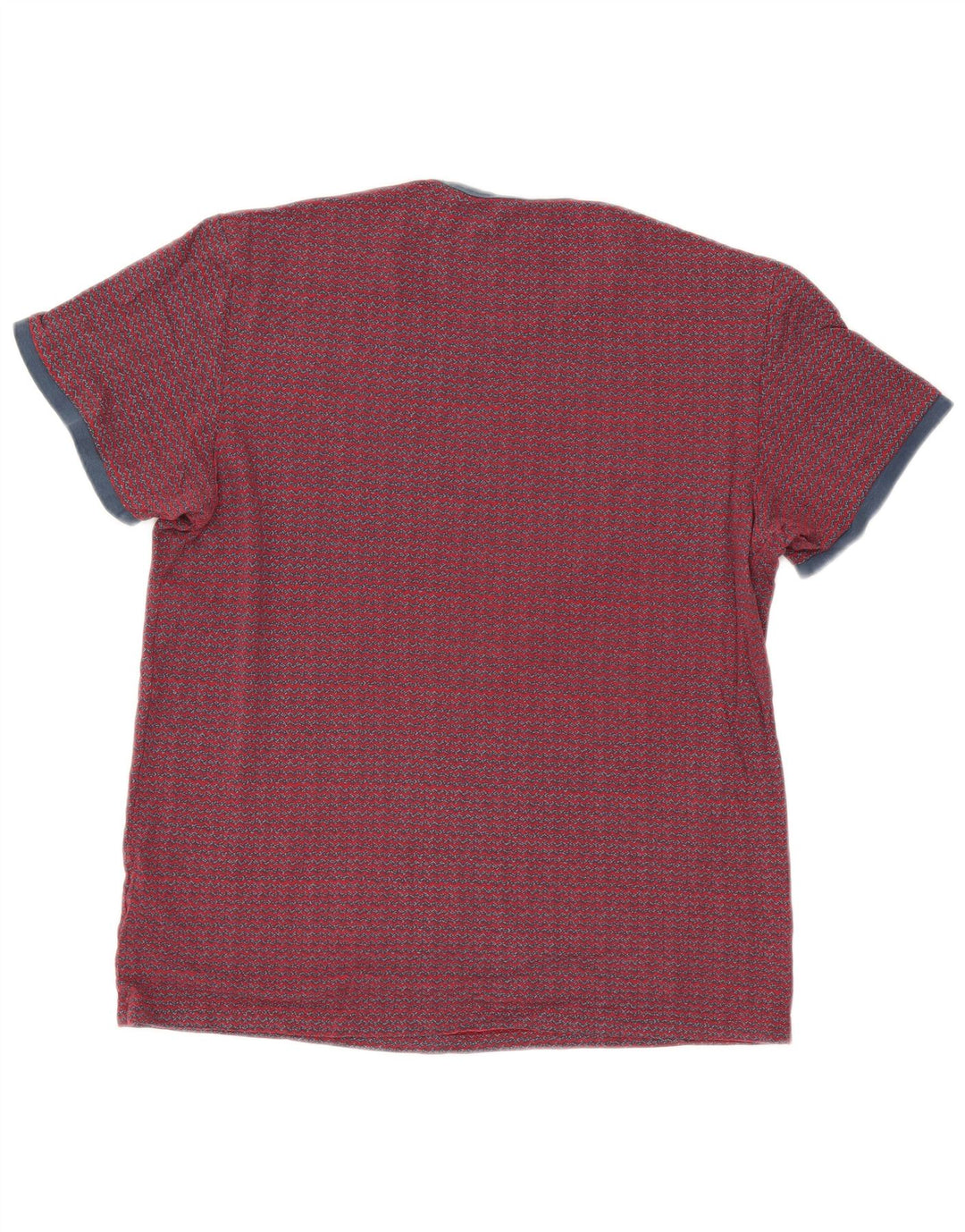 Camiseta Penguin para hombre Top Large Red Chevron