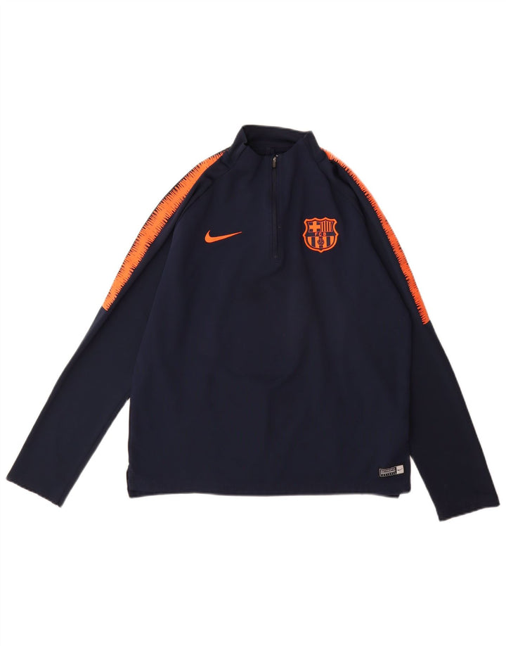 NIKE Camiseta de chándal para niños Graphic Pullover 13-14 años Azul Marino Colorblock