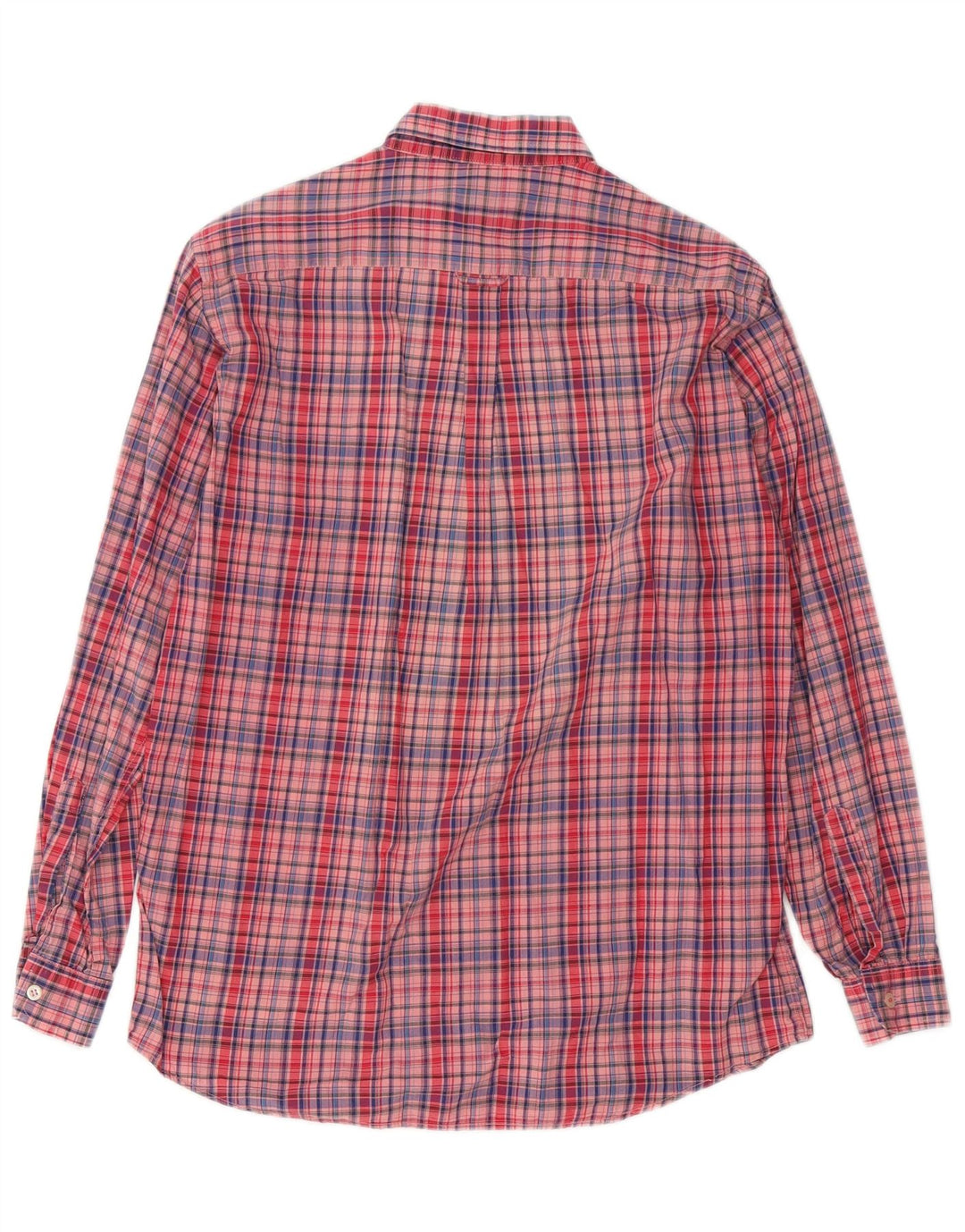 Valentino Camisa Niño 15-16 Años XL Cuadros Rosa Algodón