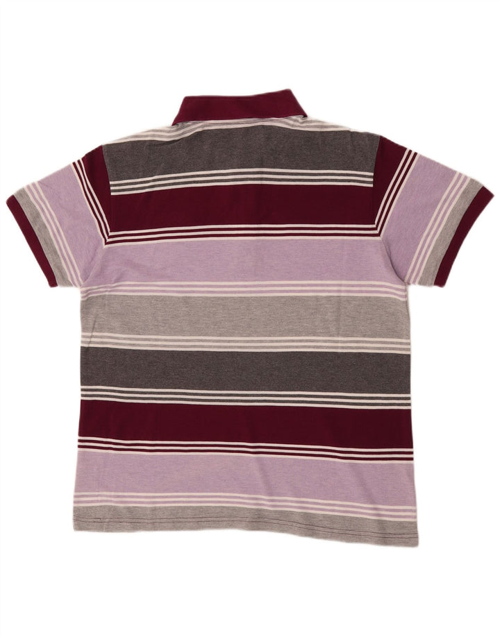 Polo Kappa Hombre Grande De Algodón A Rayas Multicolor