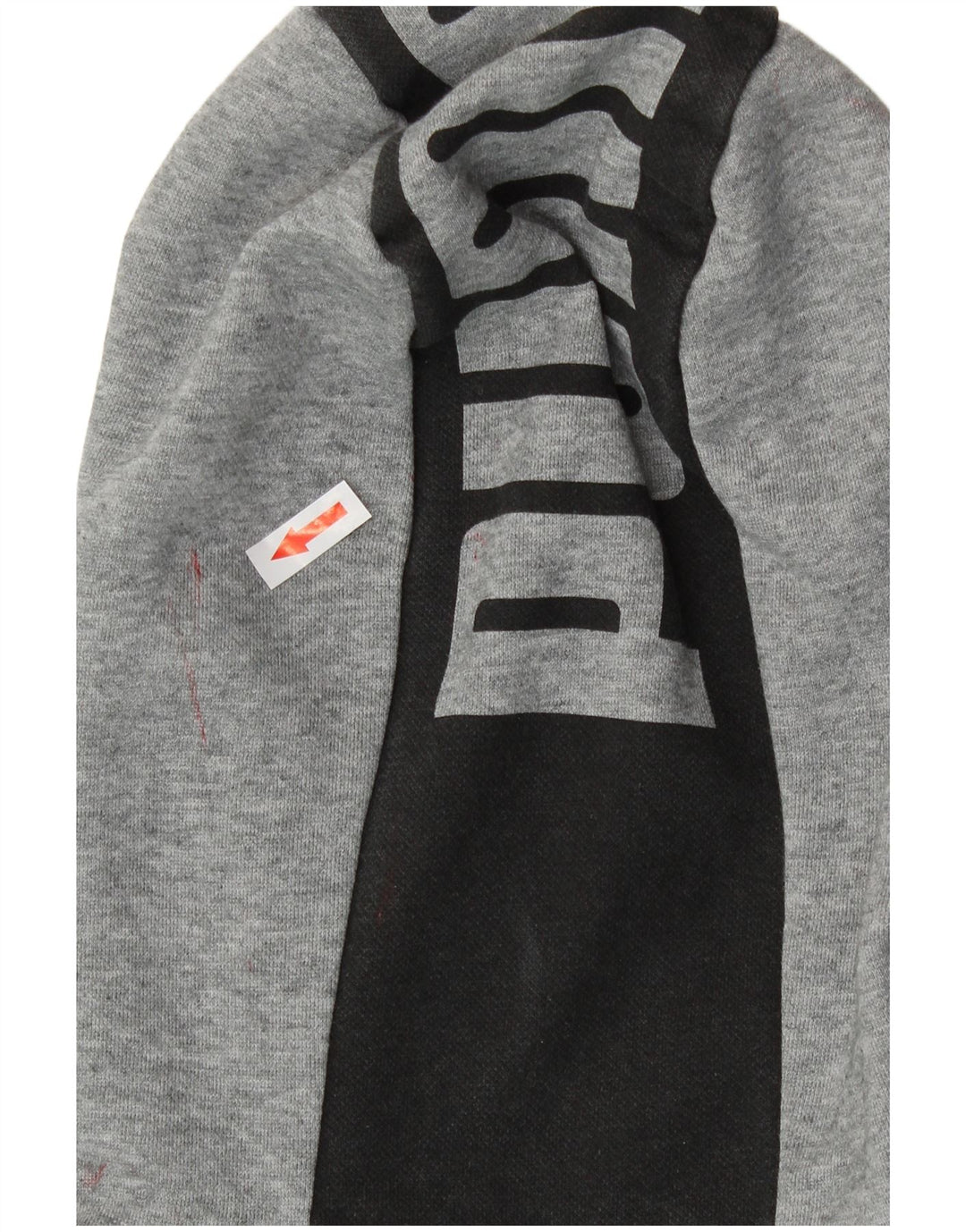 Puma Sudadera con capucha y cremallera gráfica para hombre XL Algodón gris