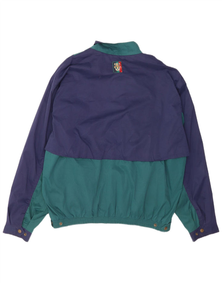 Sunice Hombre Jersey Chándal Chaqueta Superior Grande Azul Colorblock Deportes