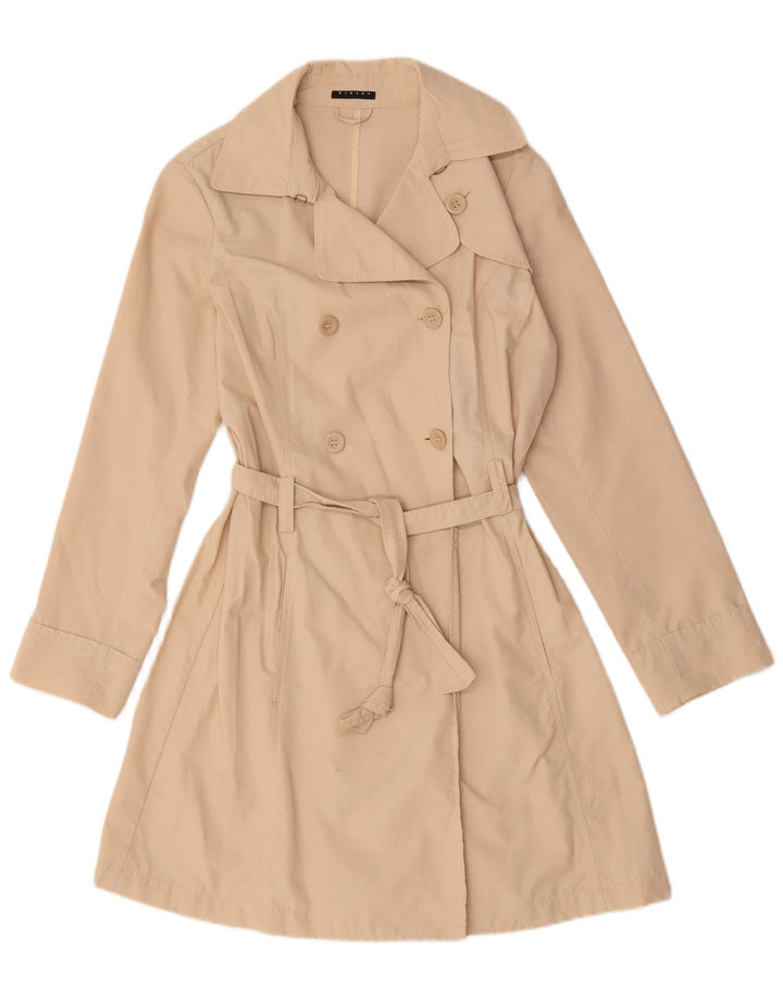 Gabardina Sisley Mujer IT 46 Grande Algodón Beige