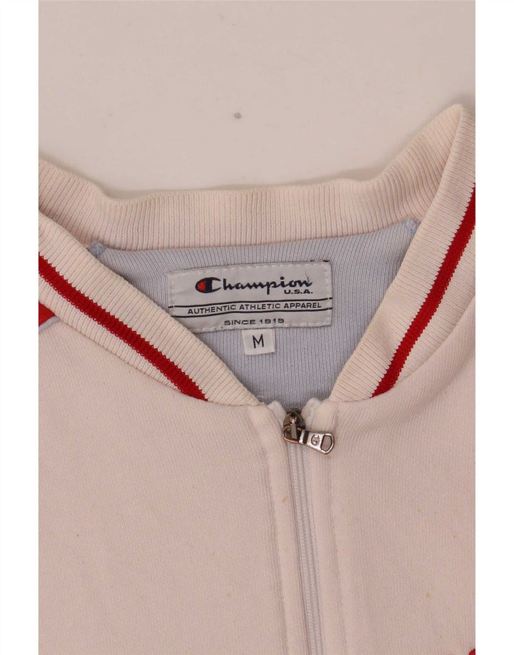 Champion Michigan - Chaqueta de chándal para mujer, talla 12, color blanco