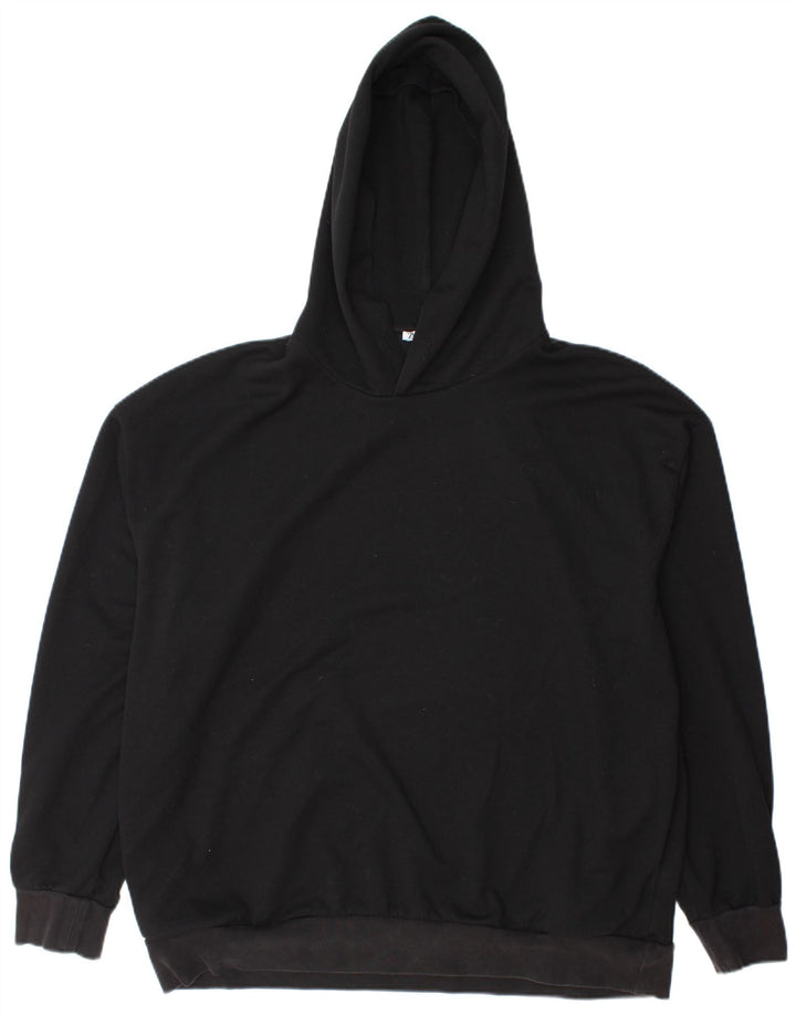 Zara Hombre Sudadera Con Capucha Jersey XL Negro