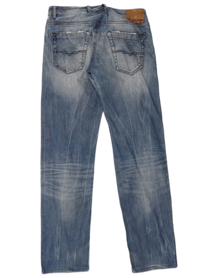Diesel Hombre Koolter Vaqueros Rectos W33 L34 Algodón Azul