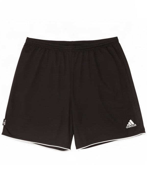 Pantalones cortos deportivos Adidas Climalite para hombre 2XL Poliéster negro
