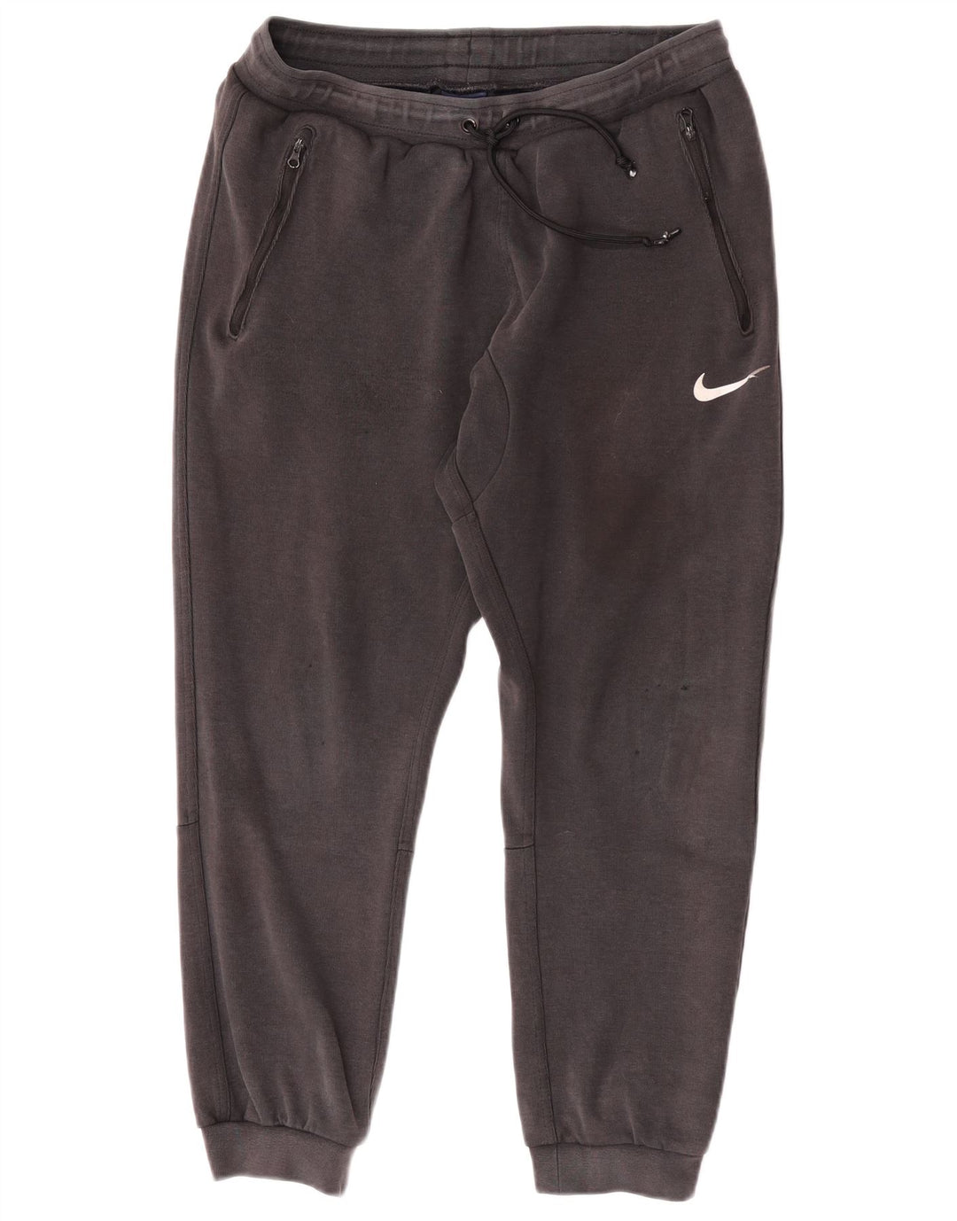 Pantalones De Chándal Nike Hombre Crop Joggers De Algodón Gris Medio