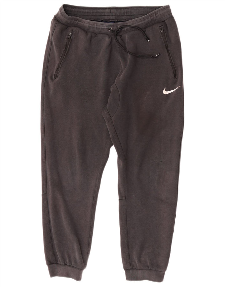 Pantalones De Chándal Nike Hombre Crop Joggers De Algodón Gris Medio