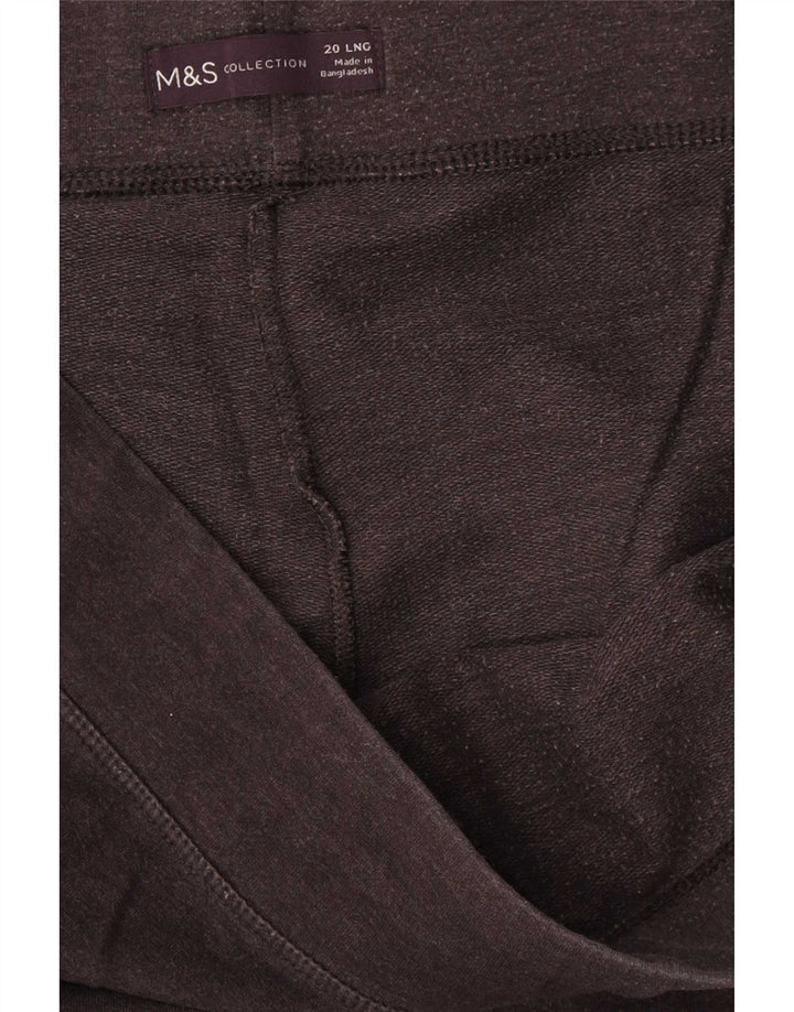Marks & Spencer Leggings para mujer UK 20 2XL Algodón gris