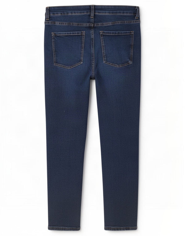 Marks & Spencer Jeans Lily Slim para Mujer UK 12 Medium W30 L26 Azul