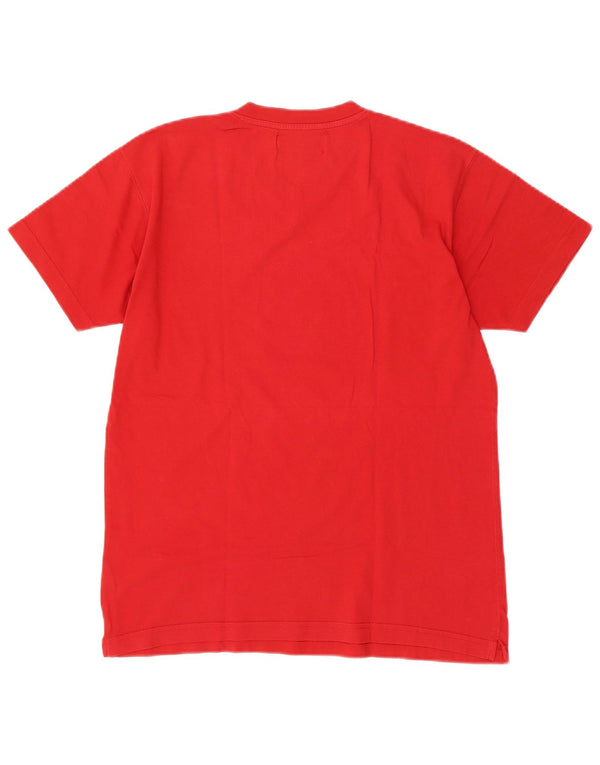 MARLBORO CLASSICS Camiseta Hombre Top Medio Algodón Rojo