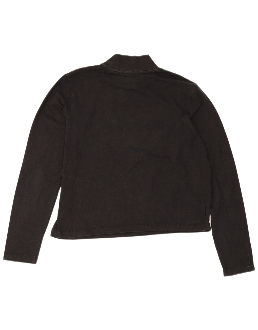Puma Mujer Crop Graphic Top Manga Larga UK 12 Medium Negro