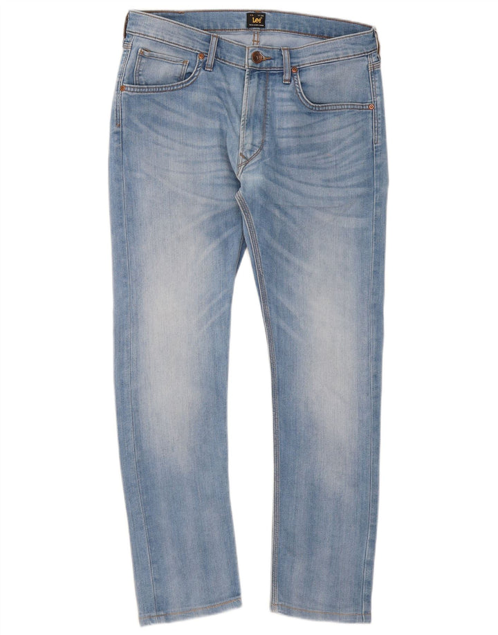 Vaqueros Lee Luke Slim para Mujer W32 L28 Algodón Azul
