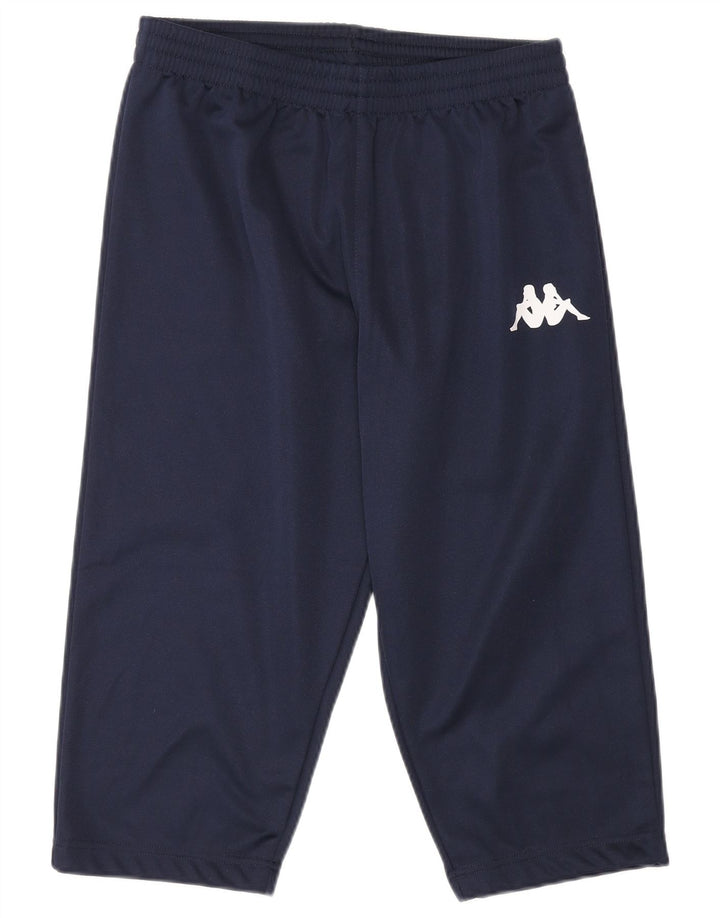 Kappa Hombre Capri Pantalones De Chándal Medio Azul Marino Poliéster